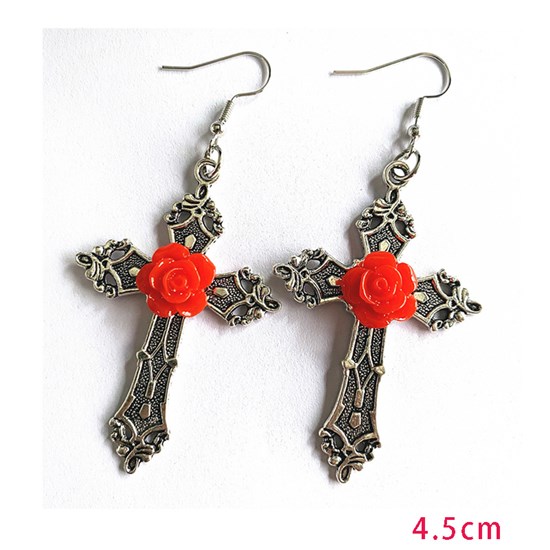 Punk Fashion Cross Earrings