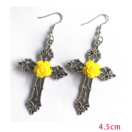 Punk Fashion Cross Earrings