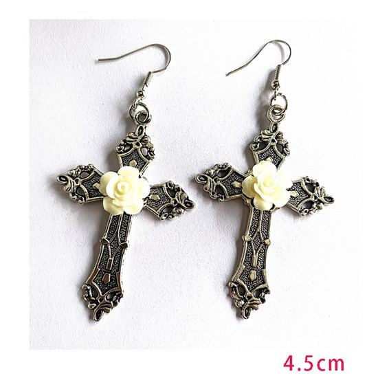 Punk Fashion Cross Earrings