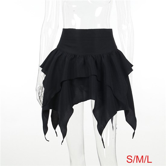 Gothic Skirt Punk Sexy Mini Black Skirt