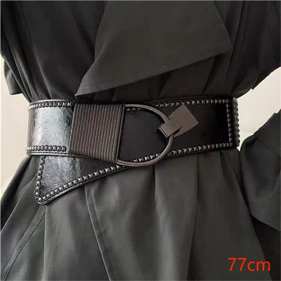 Punk PU Waist Belt for Women