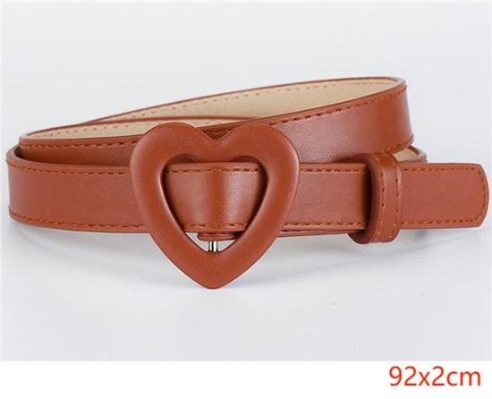 Punk Brown PU Waist Belt for Women