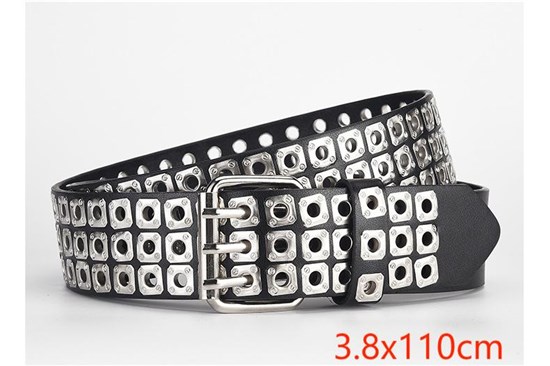 Punk Black PU Waist Belt for Women