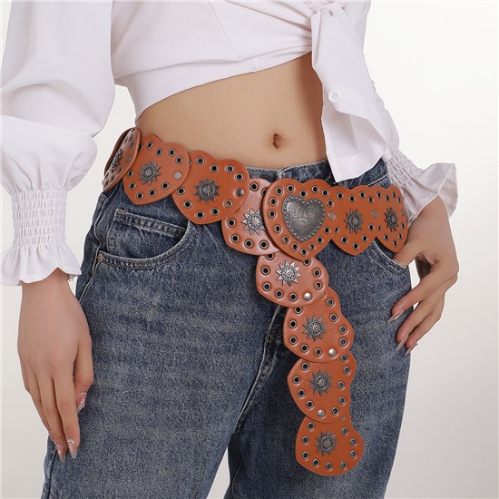 Punk PU Waist Belt