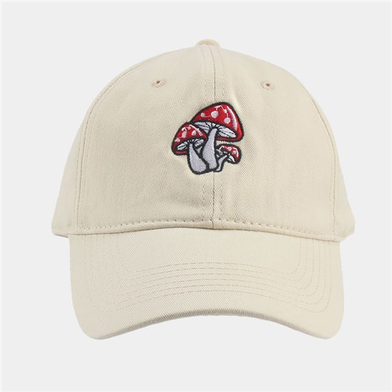 Cute Mushroom Embroidered Baseball Cap