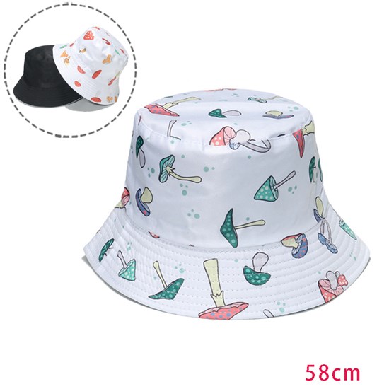 Mushroom Bucket Hat Beach Fisherman Hats Travel Fisherman Cap