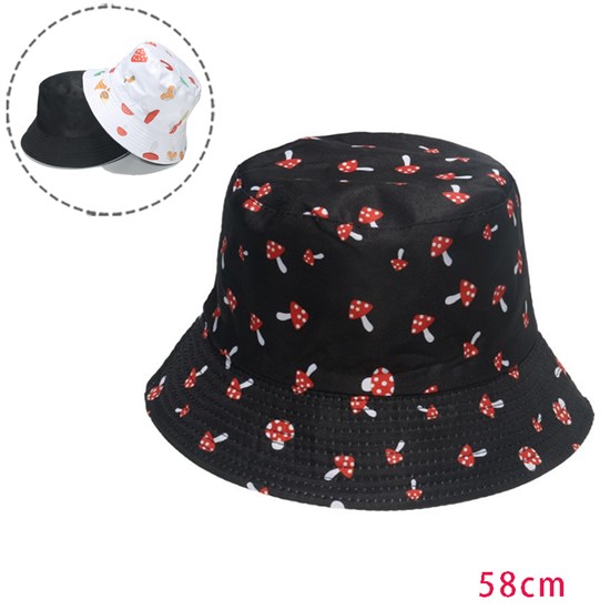 Mushroom Bucket Hat Beach Fisherman Hats Travel Fisherman Cap