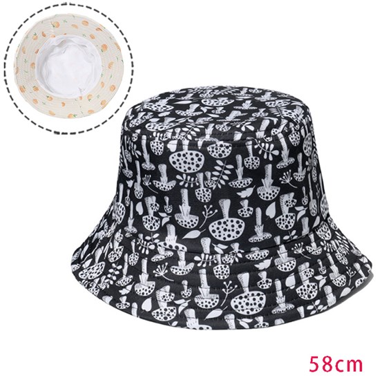 Mushroom Bucket Hat Beach Fisherman Hats Travel Fisherman Cap