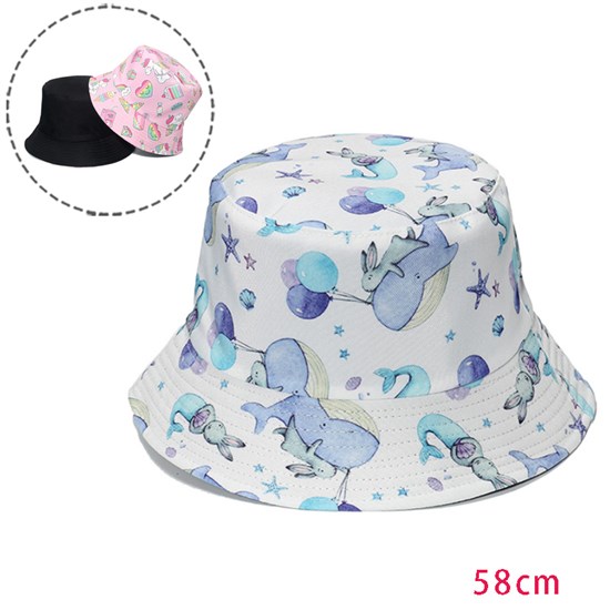 Whale Rabbit Bucket Hat Beach Fisherman Hats Travel Fisherman Cap