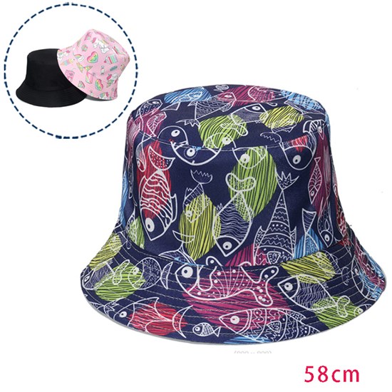 Fish Bucket Hat Beach Fisherman Hats Travel Fisherman Cap