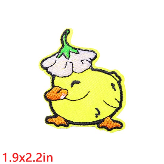 Cartoon Duck Embroidered Badge Patch