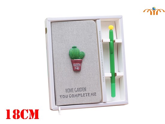 Anime Cactus Notebook Set