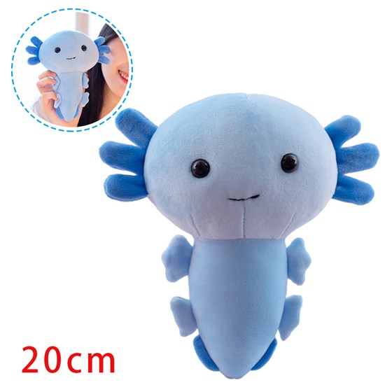 Kawaii Blue Axolotl Plush Toy Stuffed Animal Pillow Toy Doll
