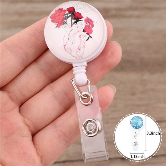 Nurse Doctor Medical Badge Reel Retractable Badge Holder Cute Nursing Badge Reel