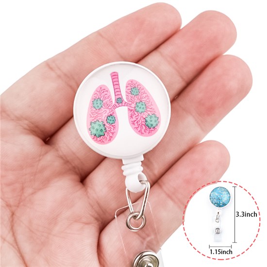 Nurse Doctor Medical Badge Reel Retractable Badge Holder Cute Nursing Badge Reel