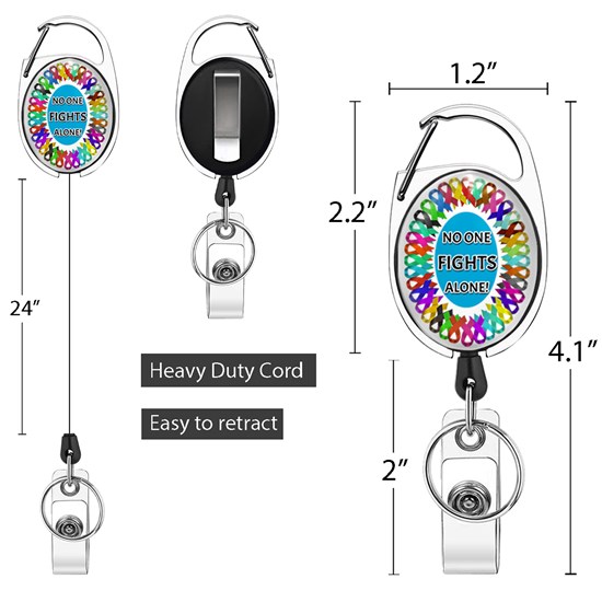 Nurse Doctor Medical Badge Reel Clip Retractable Badge Holder