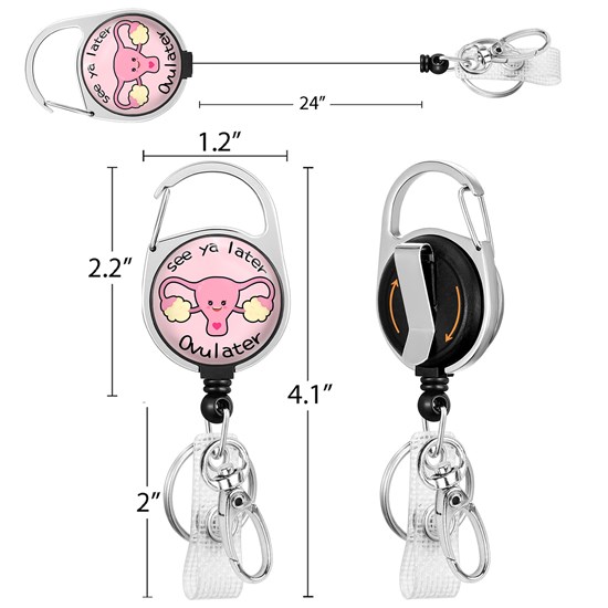 Nurse Doctor Medical Badge Reel Clip Retractable Badge Holder