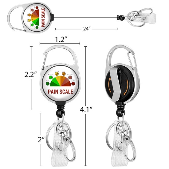 Nurse Doctor Medical Badge Reel Clip Retractable Badge Holder