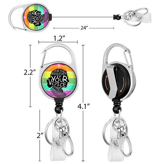 Nurse Doctor Medical Badge Reel Funny Nursing ID Badge Reel Clip Retractable Badge Holder