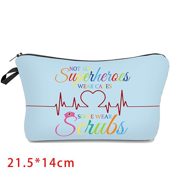 Gifts for Nurse Womens Makeup Bag Cosmetic Bag Cute Pouch for Purse
