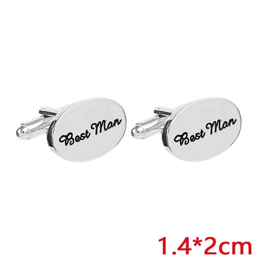 Best Man Pair Cufflinks For Fathers Day Gift