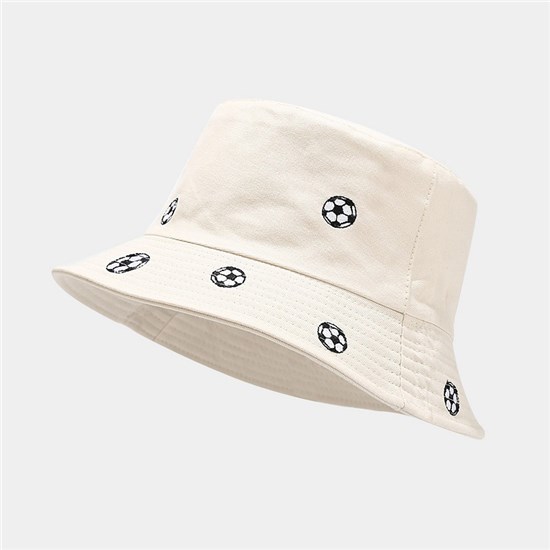 Football Sports Embroidered Bucket Hat Beach Fisherman Hat
