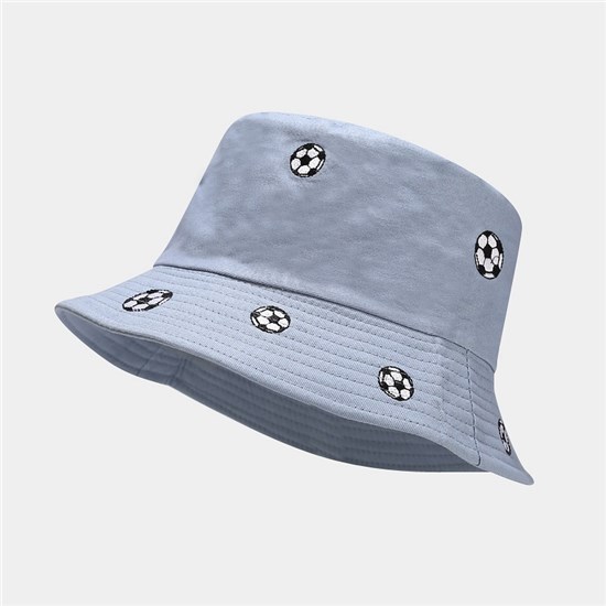 Football Sports Embroidered Bucket Hat Beach Fisherman Hat
