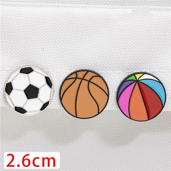 Football Basketball Enamel Pin Sports Brooch Badge