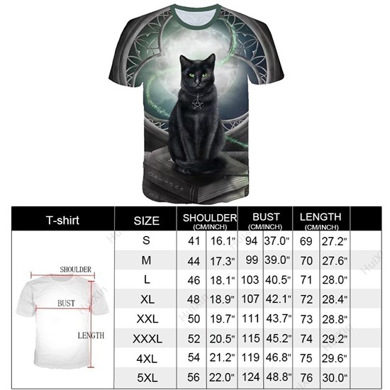 Cat Men and Women Shirts Unisex 3D Fashion Printed Shirts for Adults Short Sleeve Top T-Shirts