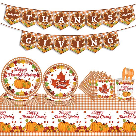 Thanksgiving Day Party Supplies Decorations