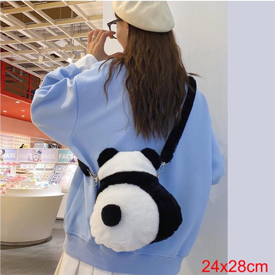 Cute Panda Plush Shoulder Bag