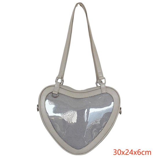 Anime Heart PU Shoulder Bag Itabag