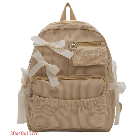 Anime Bag Corduroy Backpack