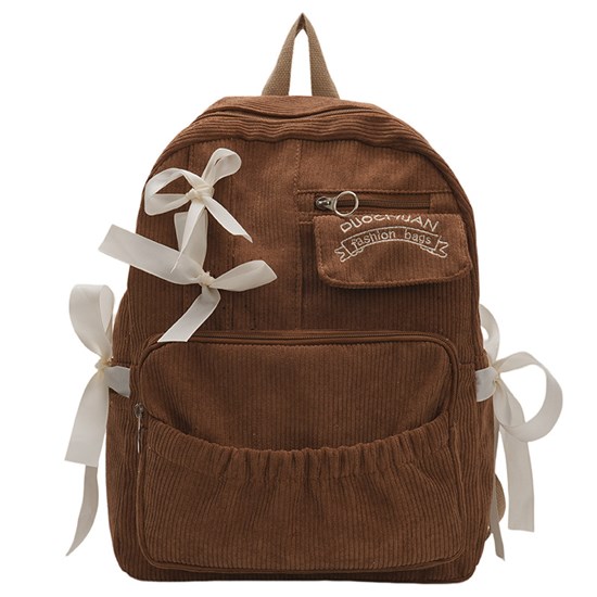 Anime Bag Corduroy Backpack