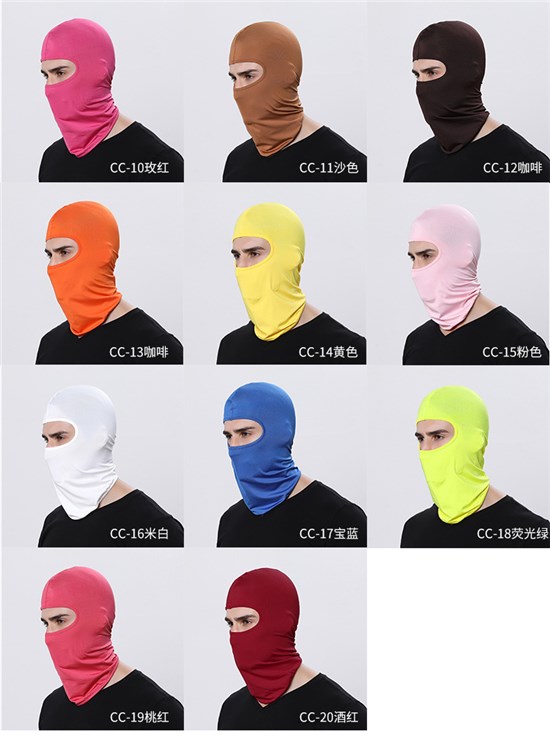 Ninja Cosplay mask Outdoor bicycle windproof sports headband,sun protection hood, hat