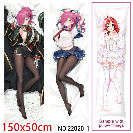 Anime Girl RN Trieste Dakimakura Hugging Body Pillow Case Cover