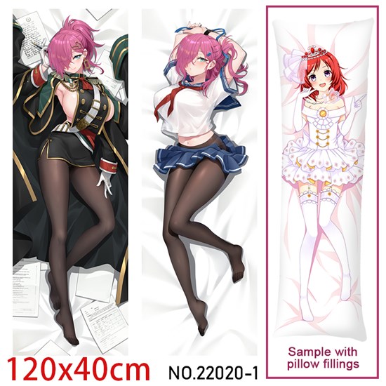 Anime Girl RN Trieste Dakimakura Hugging Body Pillow Case Cover