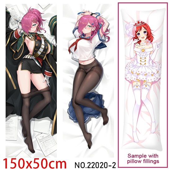 Anime Girl RN Trieste Dakimakura Hugging Body Pillow Case Cover