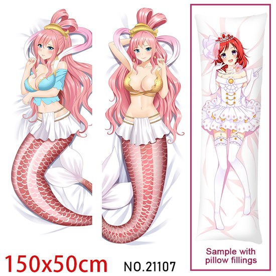 Anime Girl Shirahoshi Dakimakura Hugging Body Pillow Case Cover