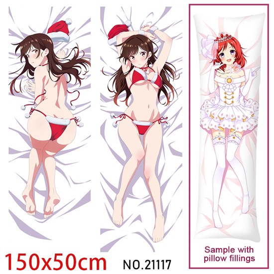Anime Girl Ichinose Chizuru Dakimakura Hugging Body Pillow Case Cover