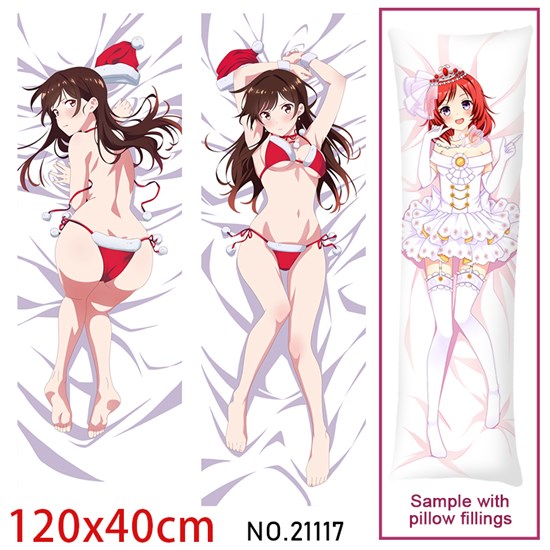 Anime Girl Ichinose Chizuru Dakimakura Hugging Body Pillow Case Cover