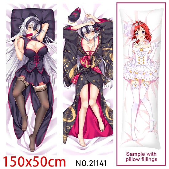 Anime Girl Jeanne d'Arc Dakimakura Hugging Body Pillow Case Cover