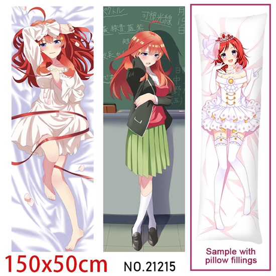 Anime Girl Nakano Itsuki Dakimakura Hugging Body Pillow Case Cover