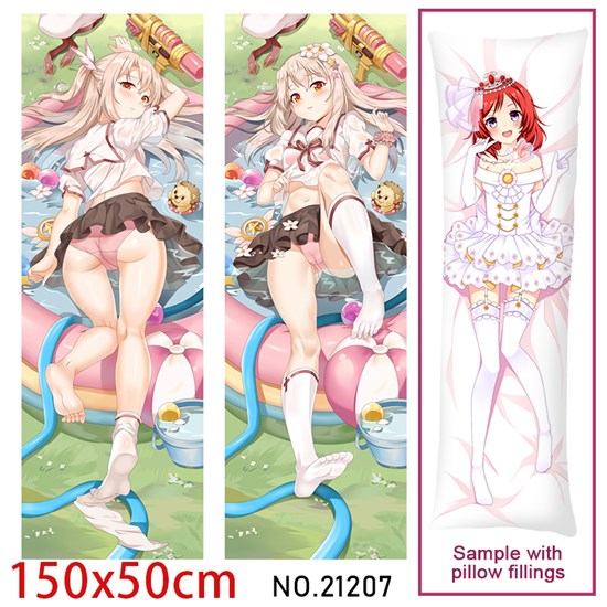 Anime Girl Illyasviel von Einzbern Hugging Body Pillow Case Cover