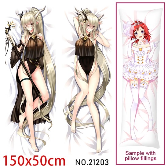 Anime Girl Shining Hugging Body Pillow Case Cover