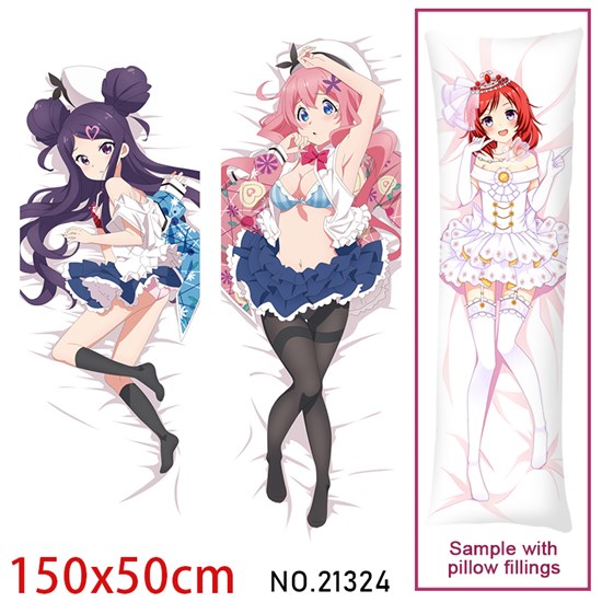Anime Girl Sakura Ino Dakimakura Hugging Body Pillow Case Cover