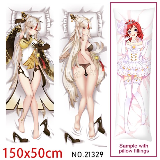 Anime Girl Ning Guang Dakimakura Hugging Body Pillow Case Cover