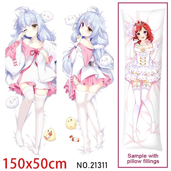Anime Girl Elbing Dakimakura Hugging Body Pillow Case Cover