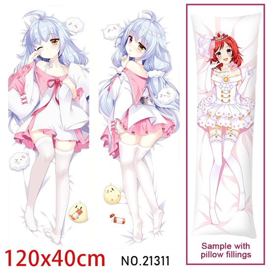 Anime Girl Elbing Dakimakura Hugging Body Pillow Case Cover