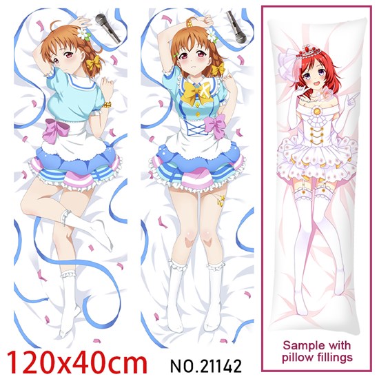 Anime Girl Honoka Kousaka Dakimakura Hugging Body Pillow Case Cover
